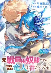 元戦闘用奴隷ですが、助けてくれた竜人は番だそうです。 表紙