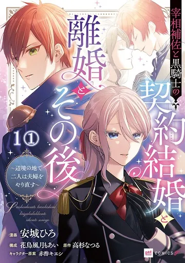 【単話版】宰相補佐と黒騎士の契約結婚と離婚とその後 表紙